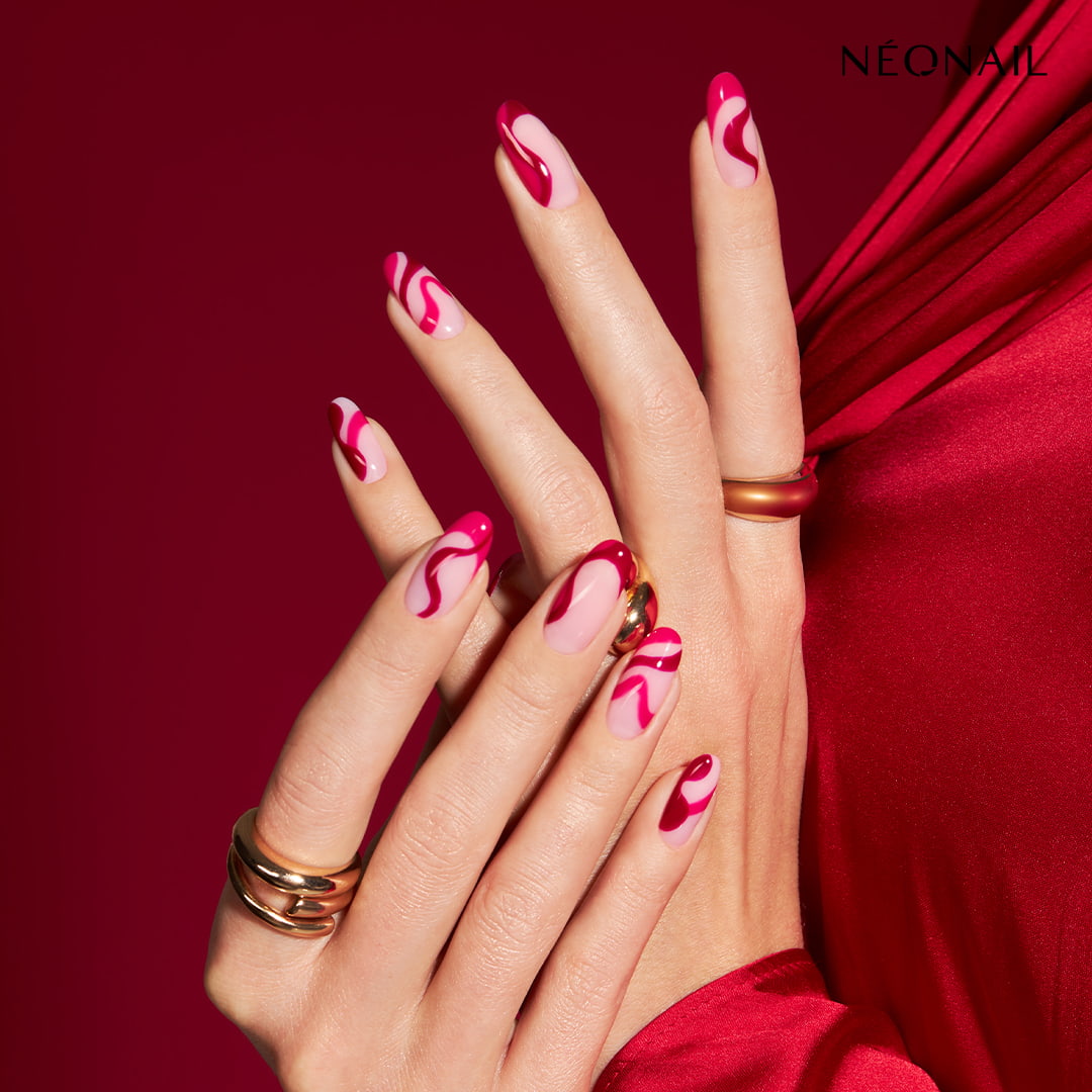 NeoNail Zestaw Sip Of Love Lakier Hybrydowy Wine Red 7,2 ml