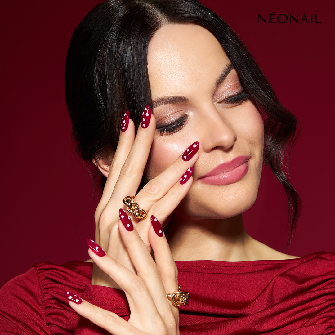 NeoNail Zestaw Sip Of Love Lakier Hybrydowy Wine Red 7,2 ml