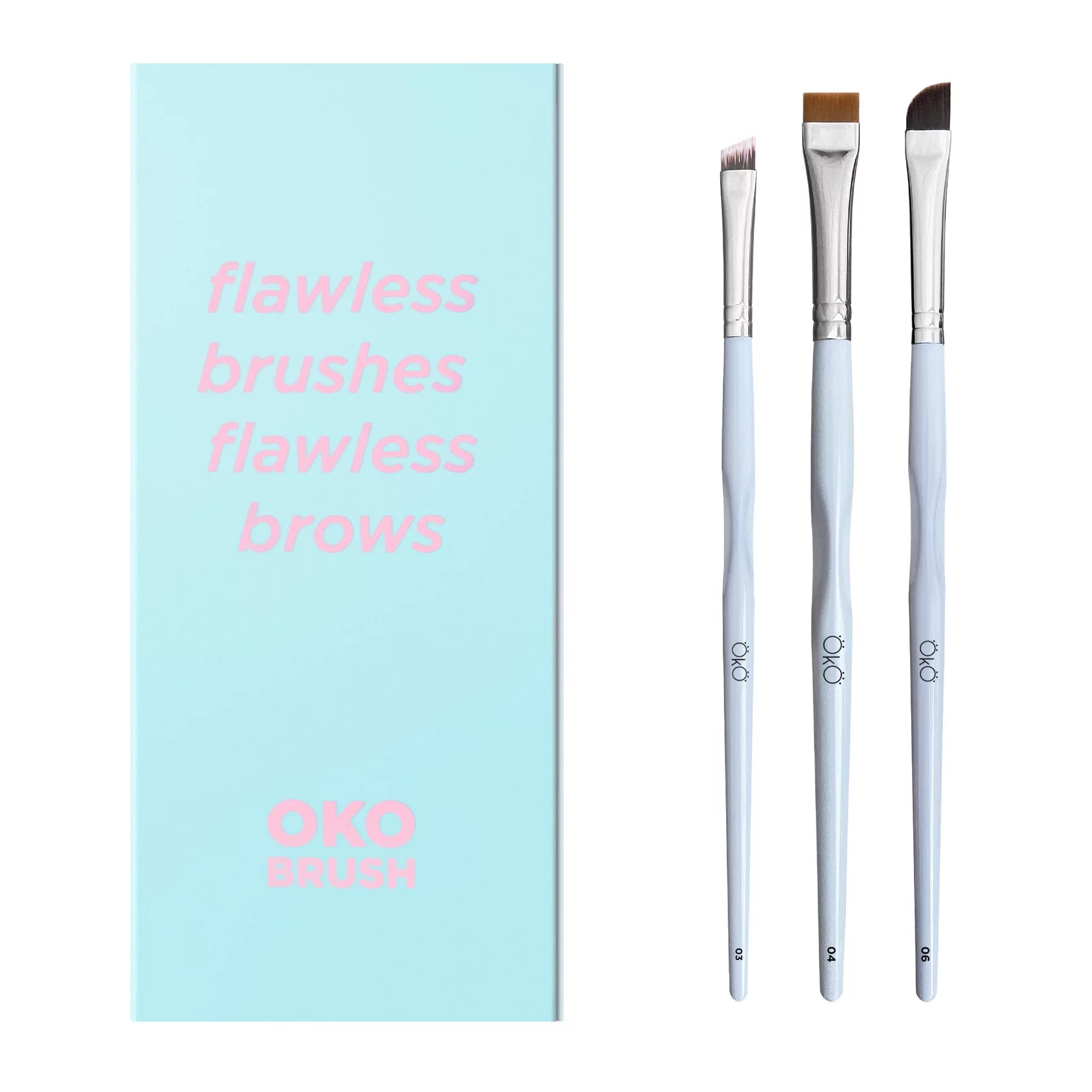 OKO Zestaw Pędzli "Flawless Brushes Flawless Brows"