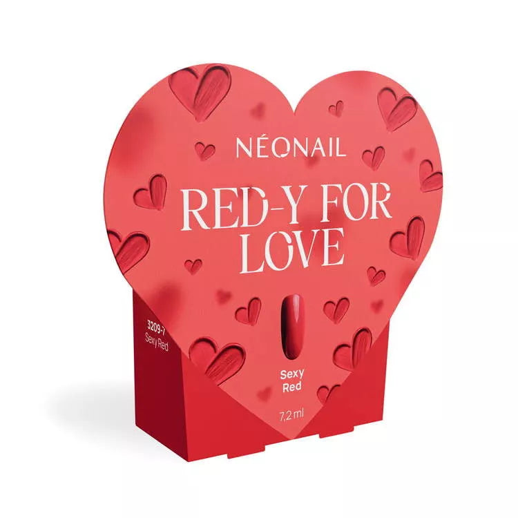NeoNail Zestaw Red-y For Love Lakier Hybrydowy Sexy Red 7,2 ml