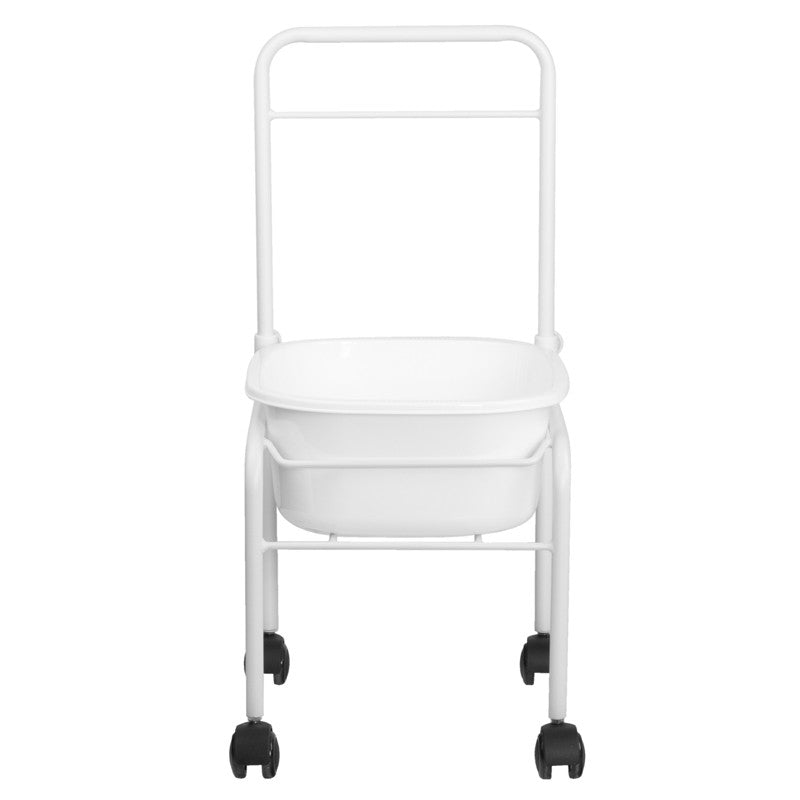 ZESTAW BRODZIK DO PEDICURE NA KÓŁKACH BIAŁY + MASAŻER DO STÓP MASAŻER Z PODTRZYMANIEM TEMP. AM-506A