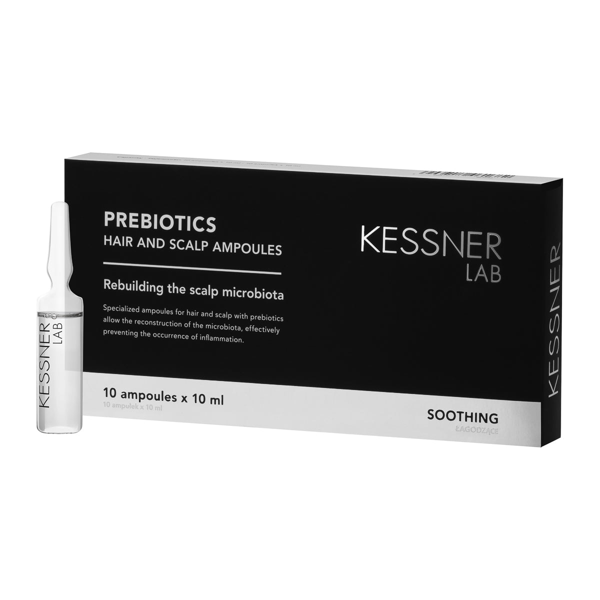 Zestaw ampułek Kessner Lab: Prebiotic, Moisturising, Caffeine
