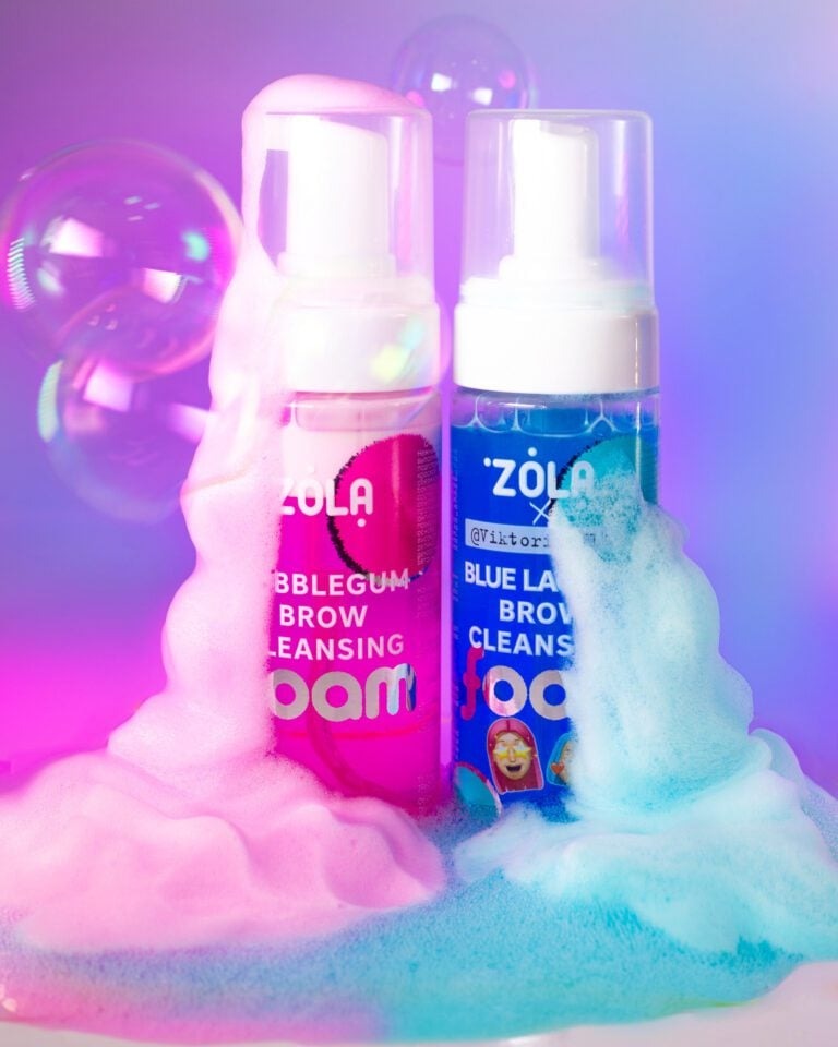 ZOLA Pianka do oczyszczania brwi Bubblegum 150 ml