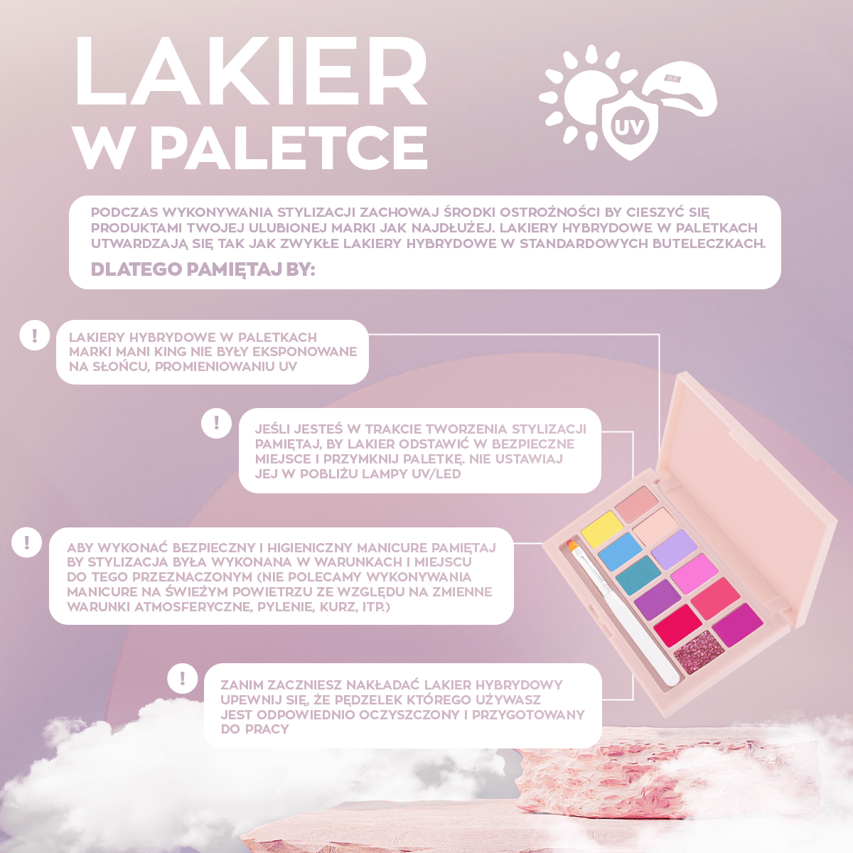 Mani King Paleta Z 12 Lakierami Hybrydowymi By Puro.Nails - Zestaw 11