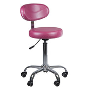 Taboret Kosmetyczny Z Oparciem Br-9934 Wrzosowy