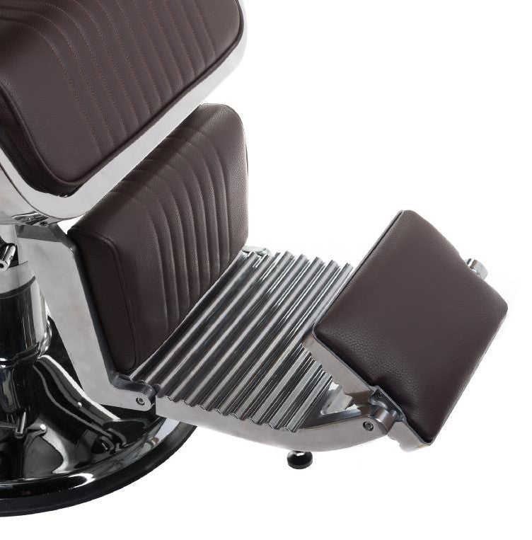Fotel barberski LUMBER BH-31823 Brązowy