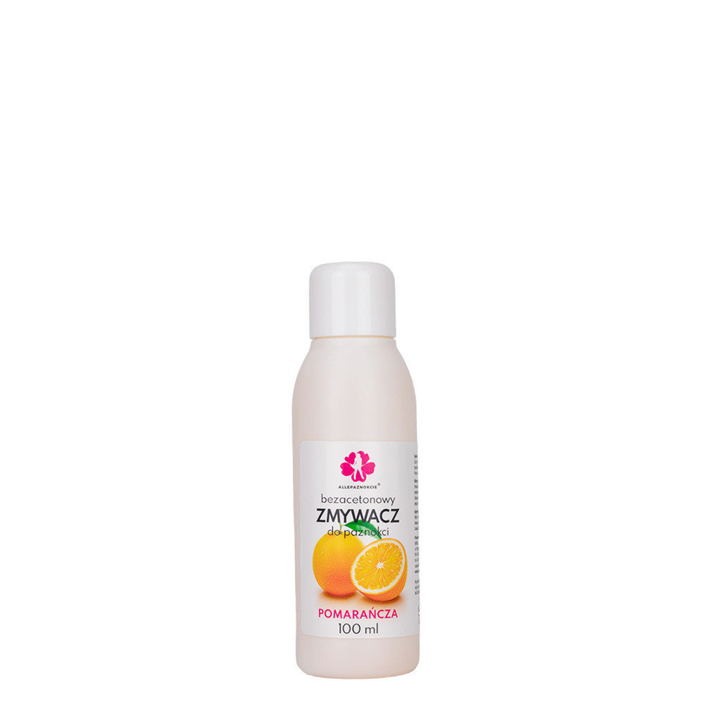 Allepaznokcie Zmywacz Pomarańcza 100 ml