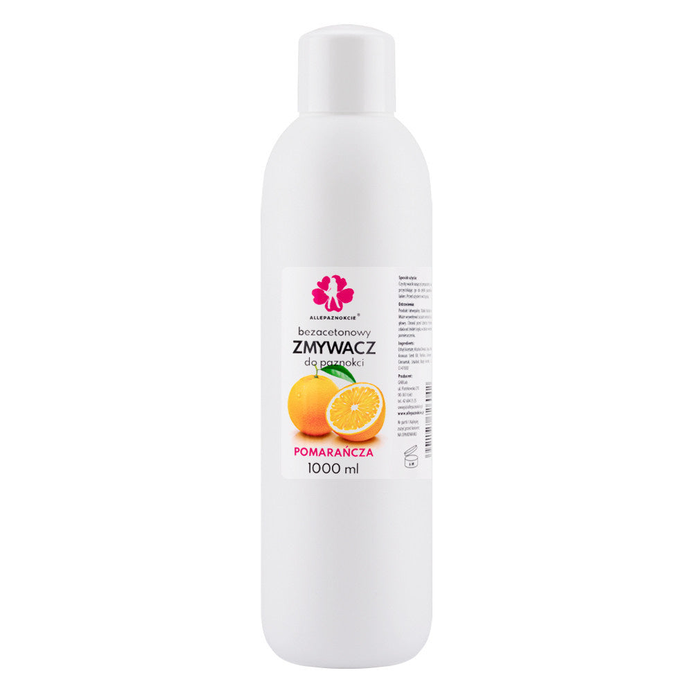 Allepaznokcie Zmywacz Pomarańcza 1000 ml