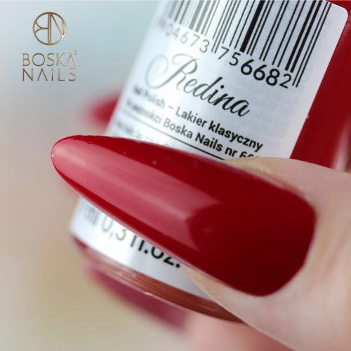 Boska Nails Nail Polish Lakier Klasyczny Do Paznokci Redina No 668 9 ml