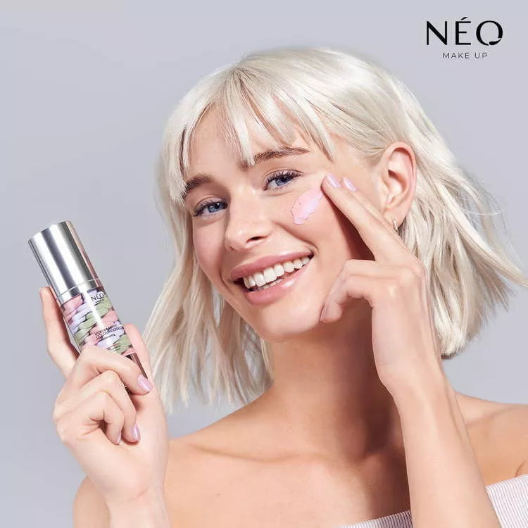 NeoMakeUp Intensywne Serum Krem-Baza Korygująca Koloryt: Efekt Neutralizacji Zaczerwienień
