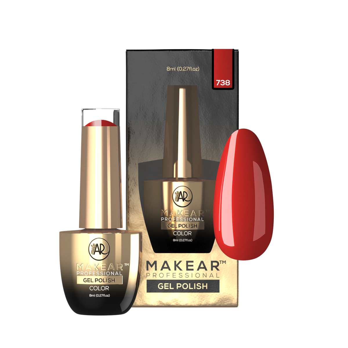 MAKEAR Makear Hybrid-Nagellack 738 Regular 8 ml — Inhaltsstoffe und Bewertung