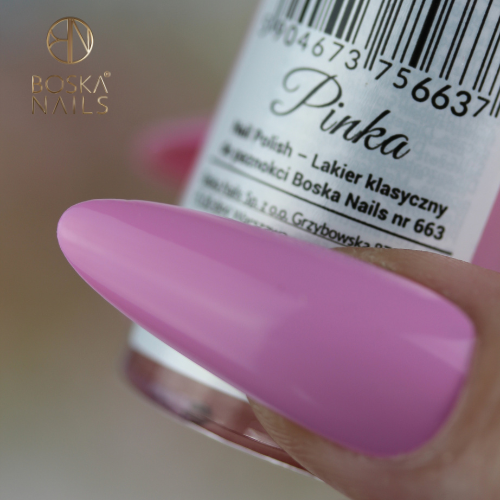 Boska Nails Nail Polish Lakier Klasyczny Do Paznokci Pinka No 663 9 ml