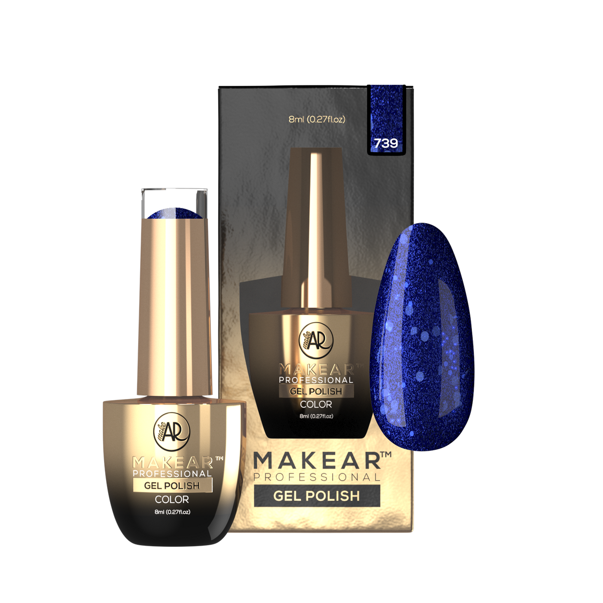 MAKEAR Makear Hybrid-Nagellack 739 Glitter 8 ml — Inhaltsstoffe und Bewertung