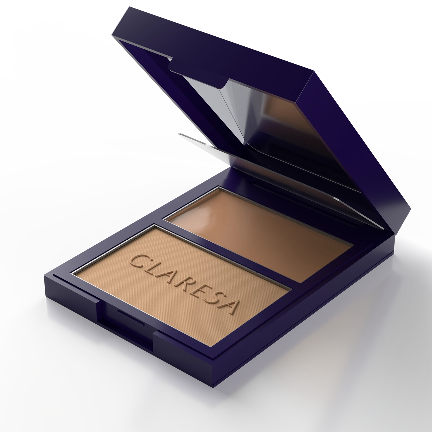Claresa Duo Palette Creamy & Pressed - Bronzer 01 More Sculpted Kremowo-Pudrowa Paleta Do Konturowania - Bronzer 8,5g