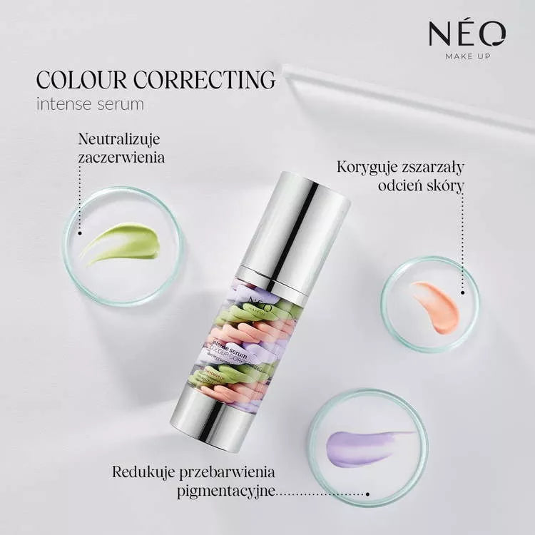 NeoMakeUp Intensywne Serum Krem-Baza Korygująca Koloryt: Efekt Neutralizacji Zaczerwienień