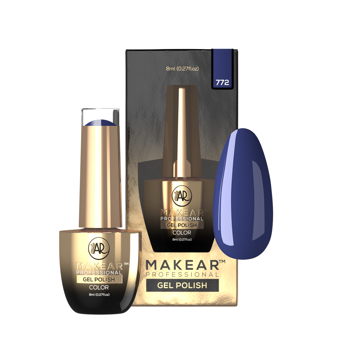 Makear Lakier Hybrydowy 772 Regular 8 ml
