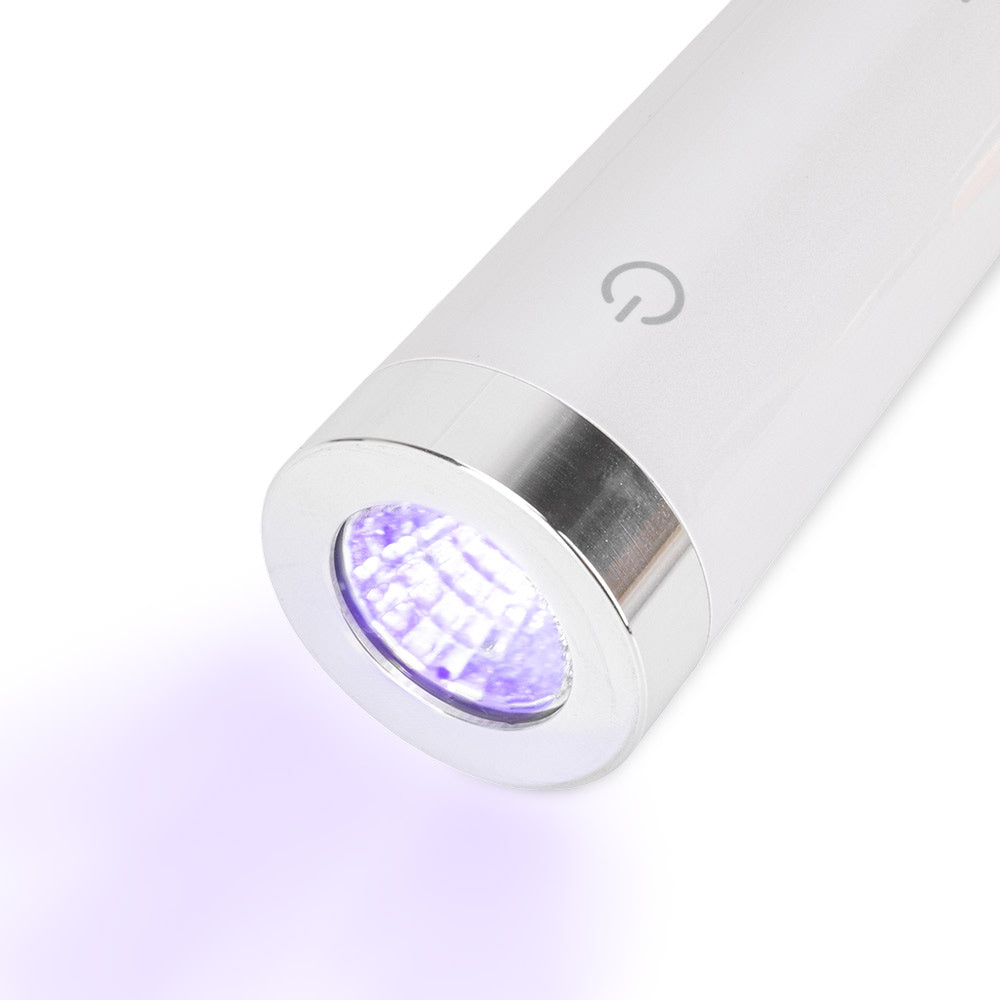 Molly Nails Lampa Do Paznokci LED 3W Do Lakierów Hybrydowych Żeli I Akrylożeli Bezprzewodowa Biała U2
