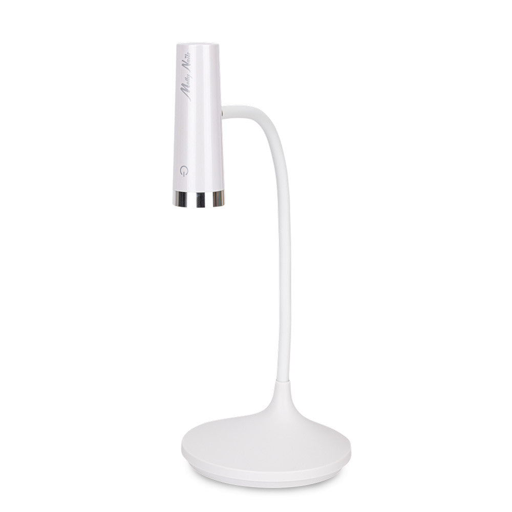 Molly Nails Lampa Do Paznokci LED 3W Do Lakierów Hybrydowych Żeli I Akrylożeli Bezprzewodowa Biała U2