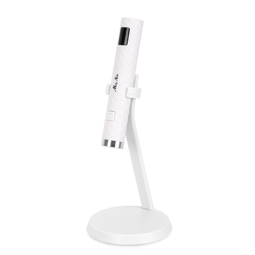 Molly Nails Lampa Do Paznokci LED 5W Do Lakierów Hybrydowych Żeli I Akrylożeli Bezprzewodowa Biała I2