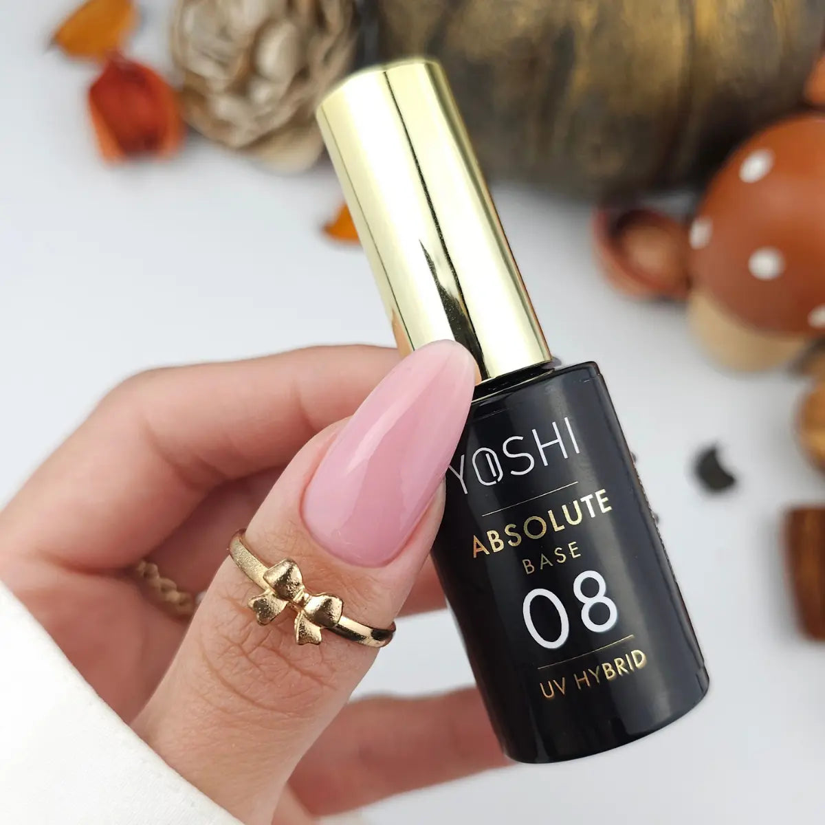 Yoshi Absolute Base No.8 Koralowy róż 10 ml