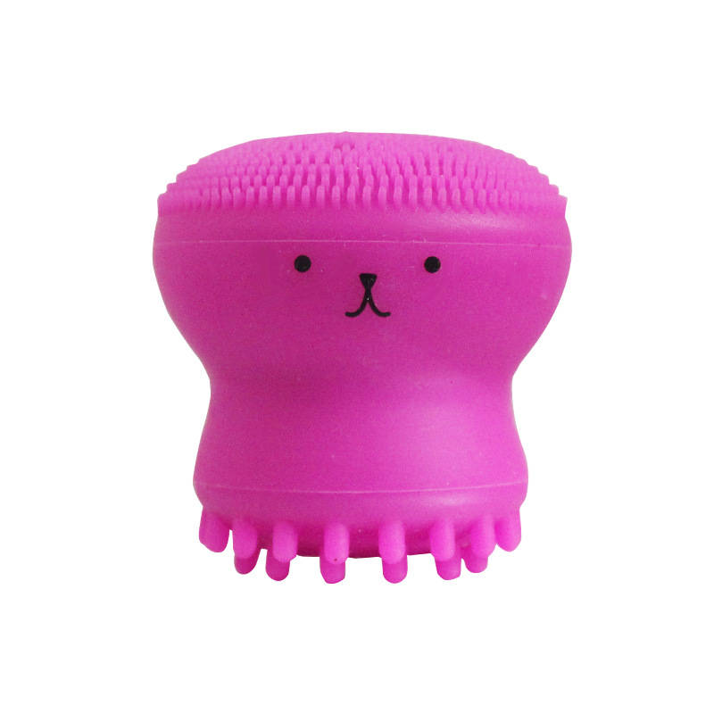 Myjka Silikonowa Do Twarzy Octopus Fuchsia