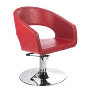 Fotel Fryzjerski Paolo Bh-8821 Czerwony