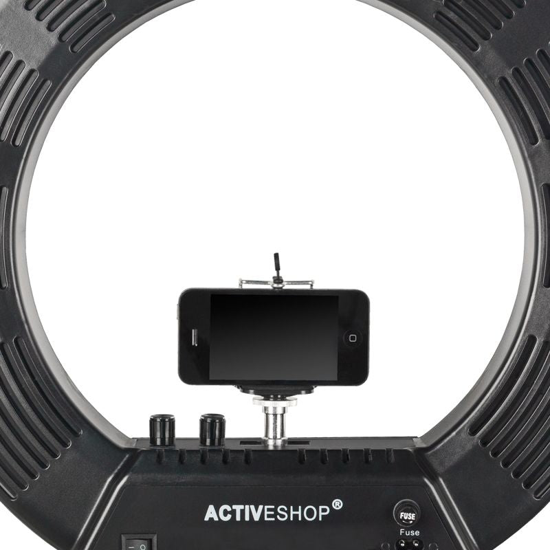 Lampa Pierścieniowa Ring Light 18" 48w Led Czarna + Statyw