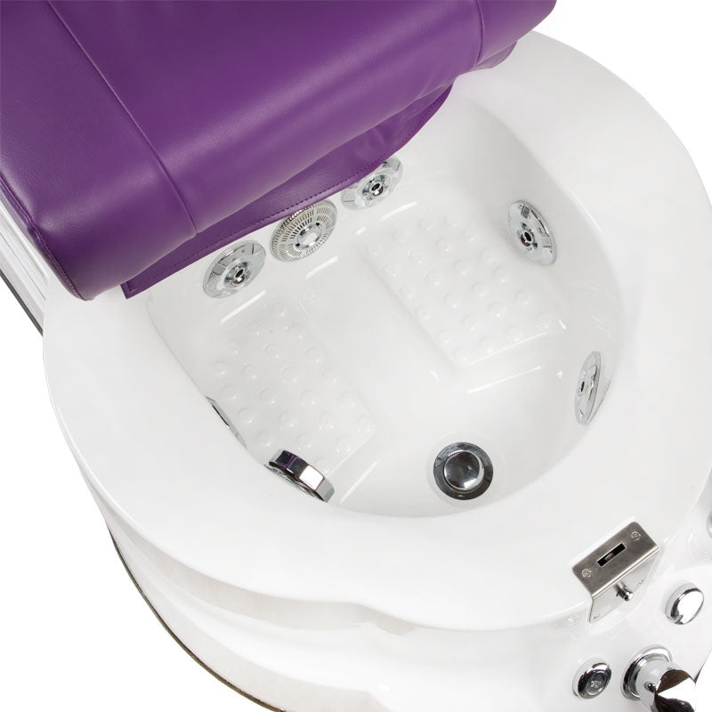 Fotel Pedicure Spa Br-3820d Fioletowy
