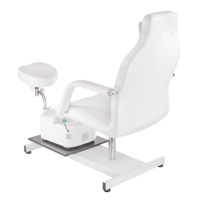 Fotel Do Pedicure Z Masażerem Stóp Bd-5711 Biały