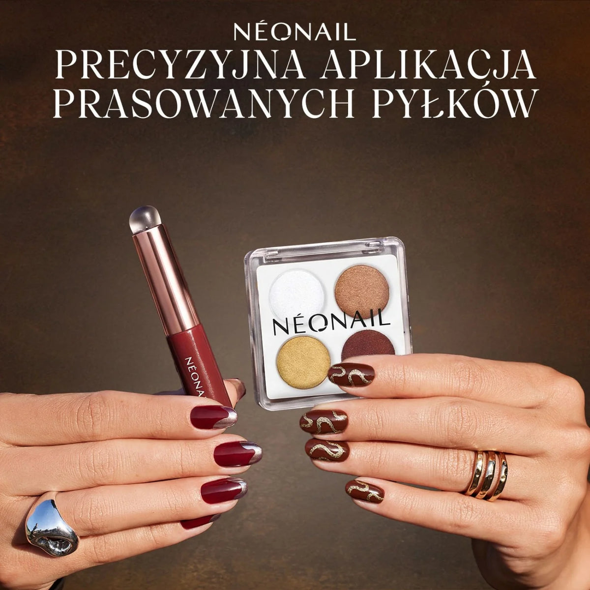 NEONAIL Aplikator do pyłków prasowanych