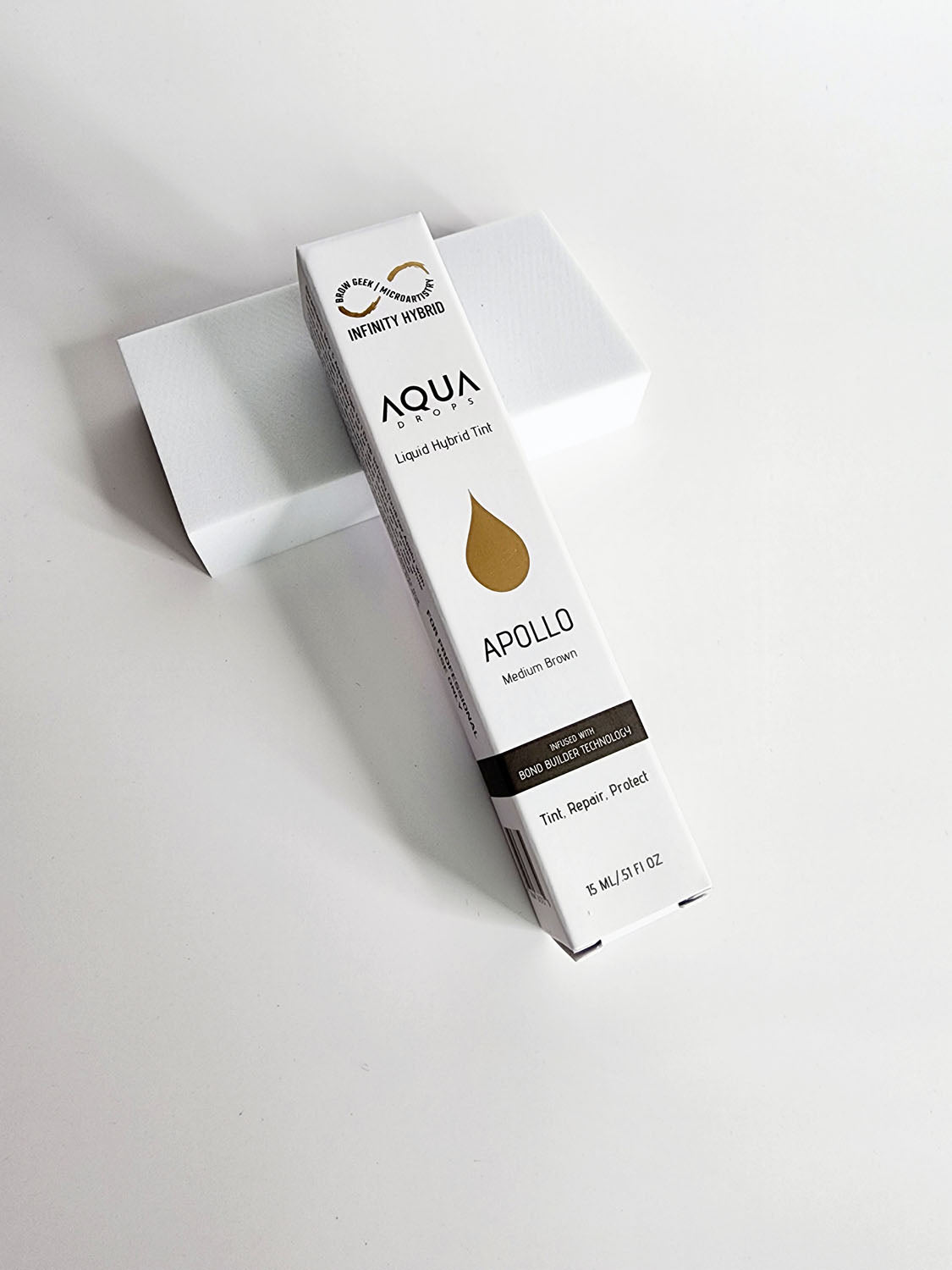 Farbka Aqua Drops Liquid Hybrid Tint Odcień Apollo - Medium Brown