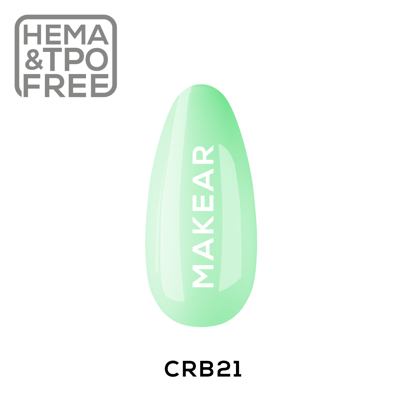 Makear Baza Juicy Rubber Base CRB21 Bubble Green 8Ml