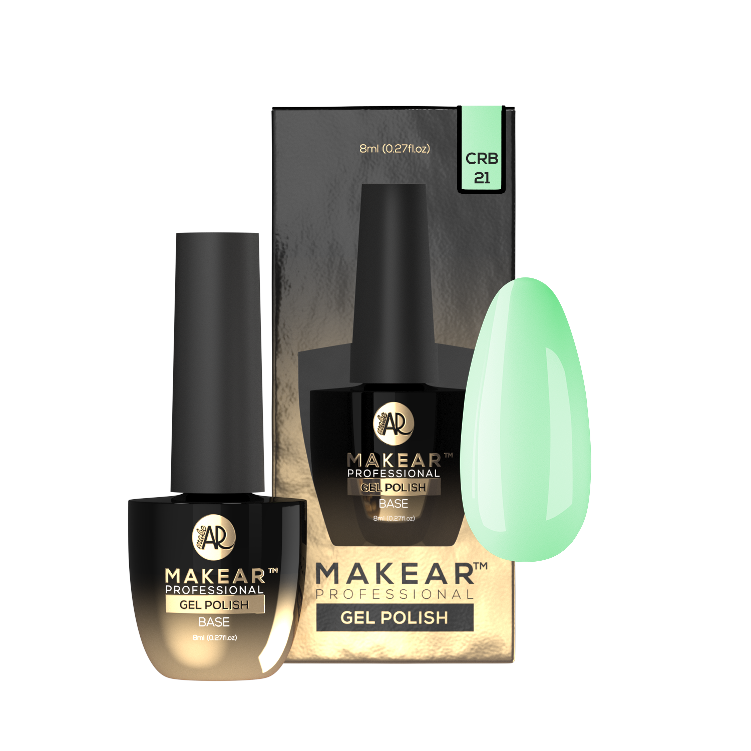 Makear Baza Juicy Rubber Base CRB21 Bubble Green 8Ml