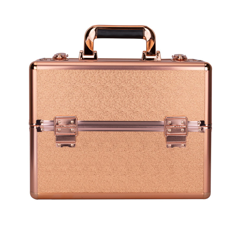 Kuferek Kosmetyczny XL Na Lampę 36W Total Rose Golden