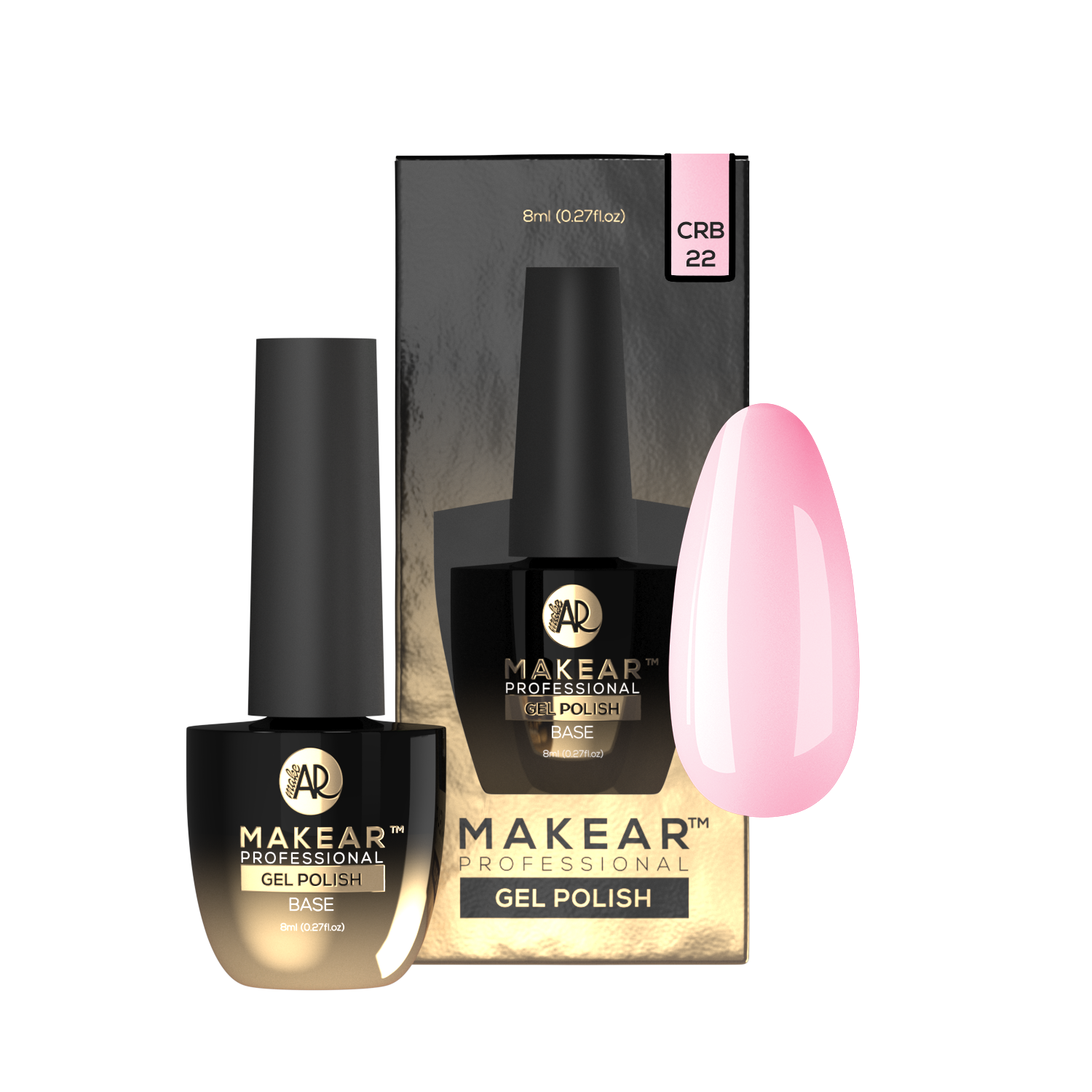 Makear Baza Juicy Rubber Base CRB22 Petal Pastel 8Ml