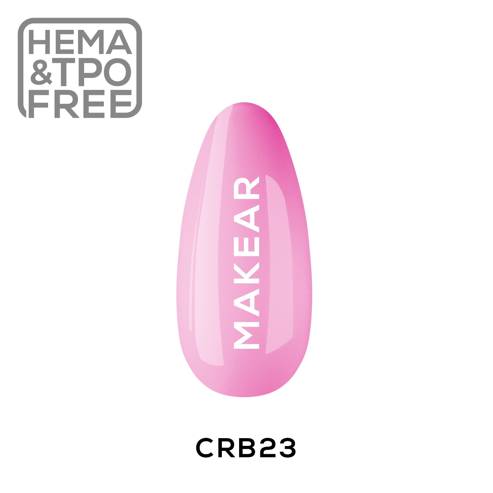 Makear Baza Juicy Rubber Base CRB23 Bliss Pink 8Ml