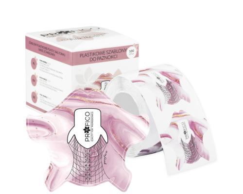 Profico Szablony Plastikowe Pink Marble Box- 100 Szt.