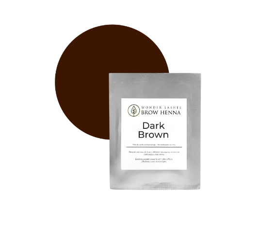 Wonder Brow Henna Pudrowa Dark Brown Saszetka 1g