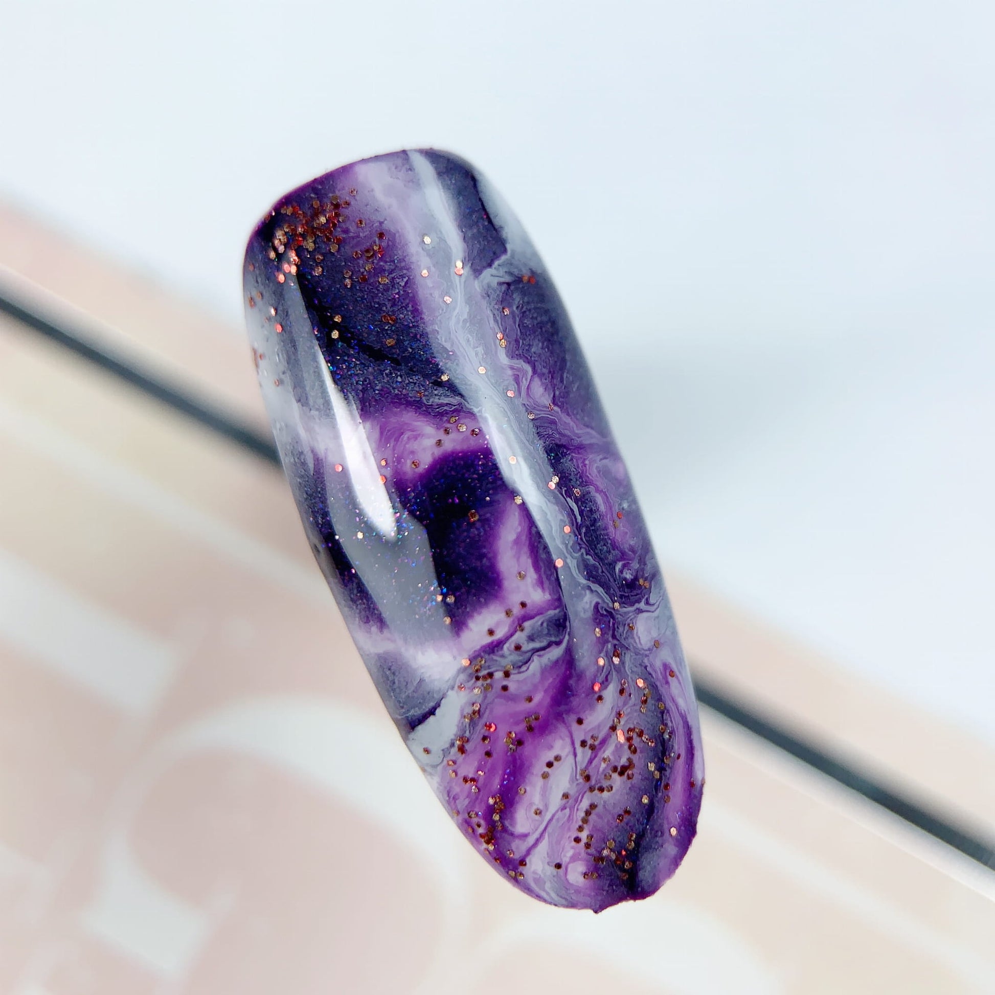 Claresa - Lakier hybrydowy GALAXY PURPLE -5g