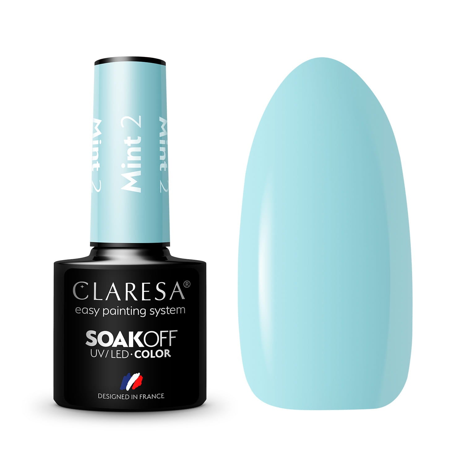 Claresa - Lakier hybrydowy MINT 2 -5g