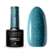 Claresa - Lakier hybrydowy GALAXY GREEN -5g