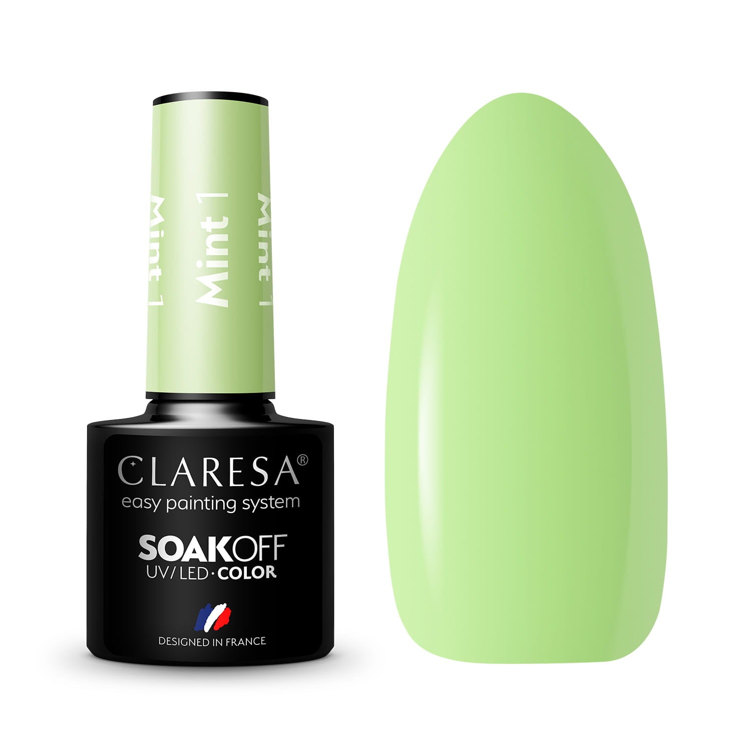 Claresa - Lakier hybrydowy MINT 1 -5g