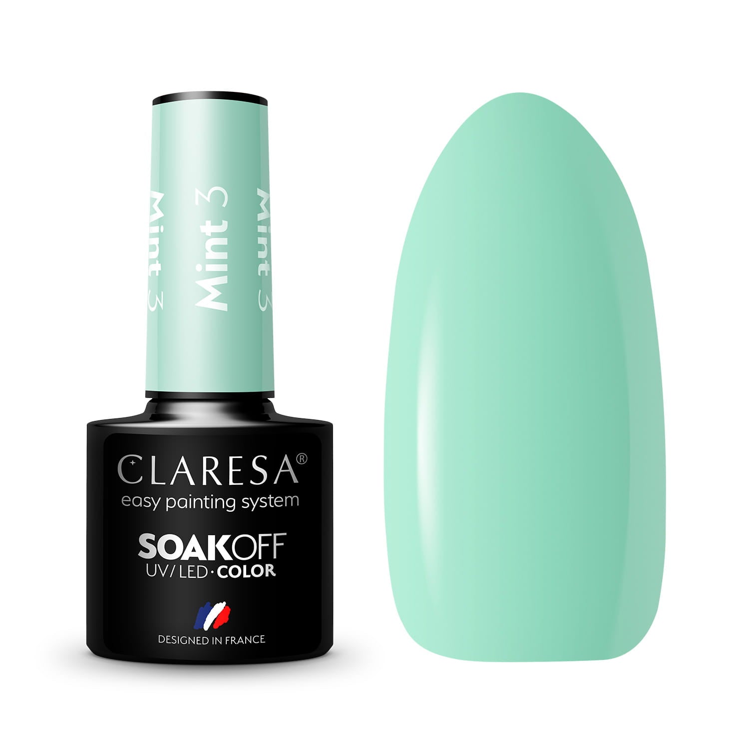 Claresa - Lakier hybrydowy MINT 3 -5g