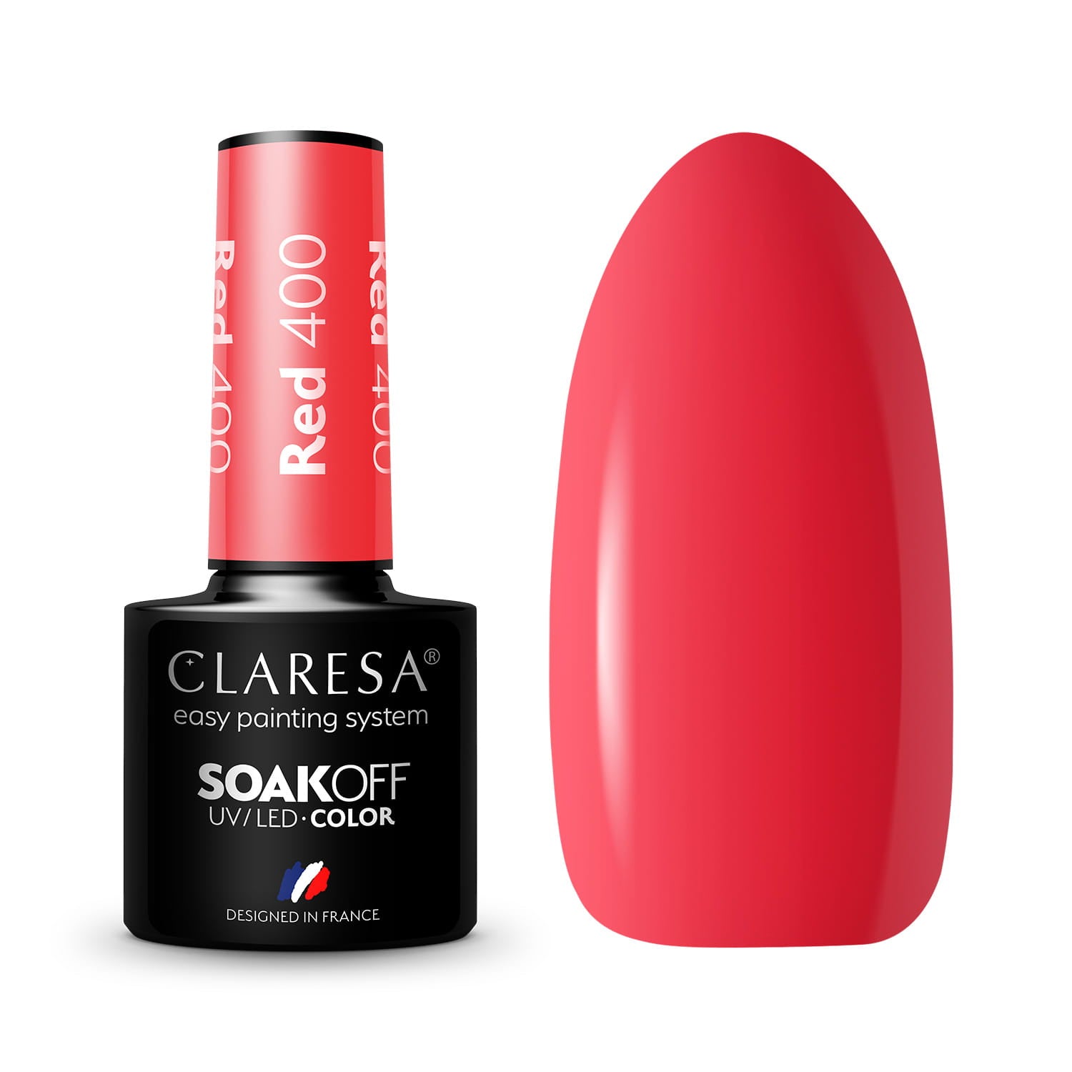 Claresa - Lakier hybrydowy RED 400 -5g
