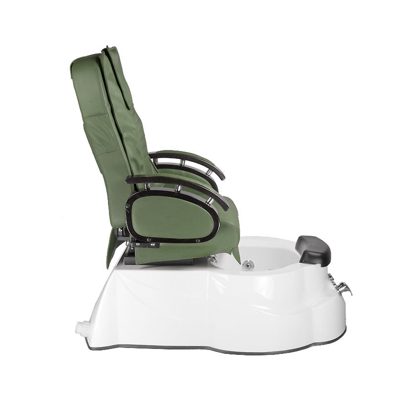 Fotel Do Pedicure Z Masażem Br-3820d Zielony