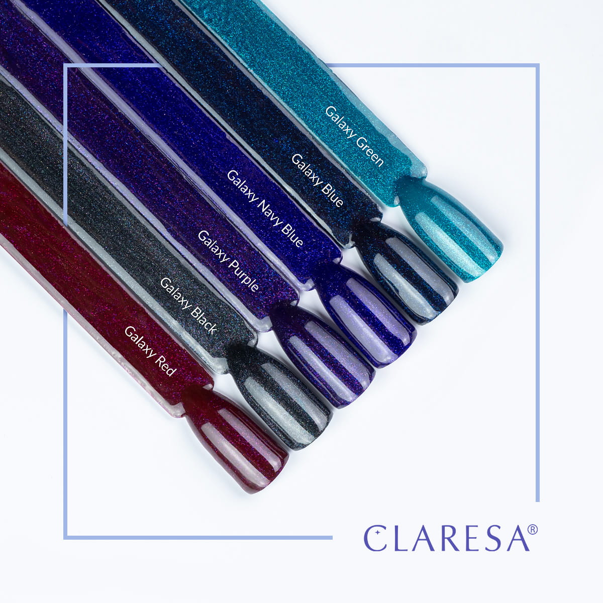Claresa - Lakier hybrydowy GALAXY NAVY BLUE -5g