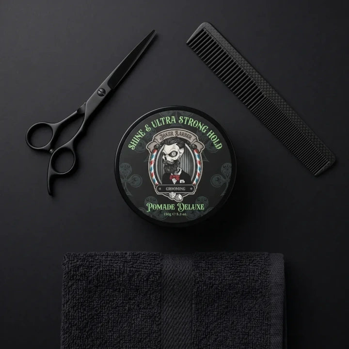 Joker Barber Deluxe Pomade bardzo mocna wodna pomada do włosów z połyskiem 150 ml