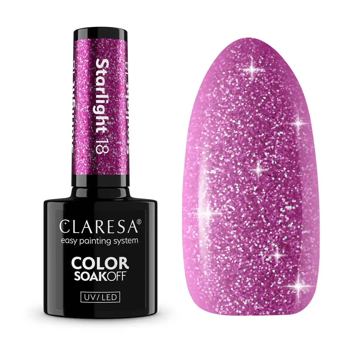 Claresa - Lakier Hybrydowy Starlight 18 -5g