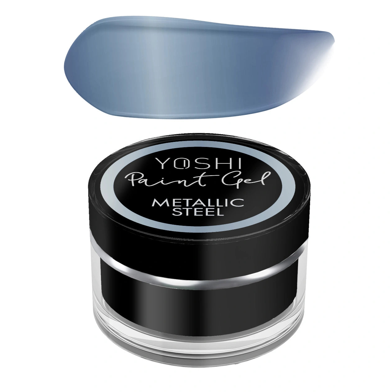 Yoshi Paint Gel UV LED Metallic Steel 5ml