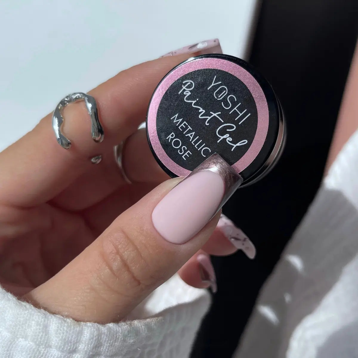 Yoshi Paint Gel UV LED Metallic Rose 5ml